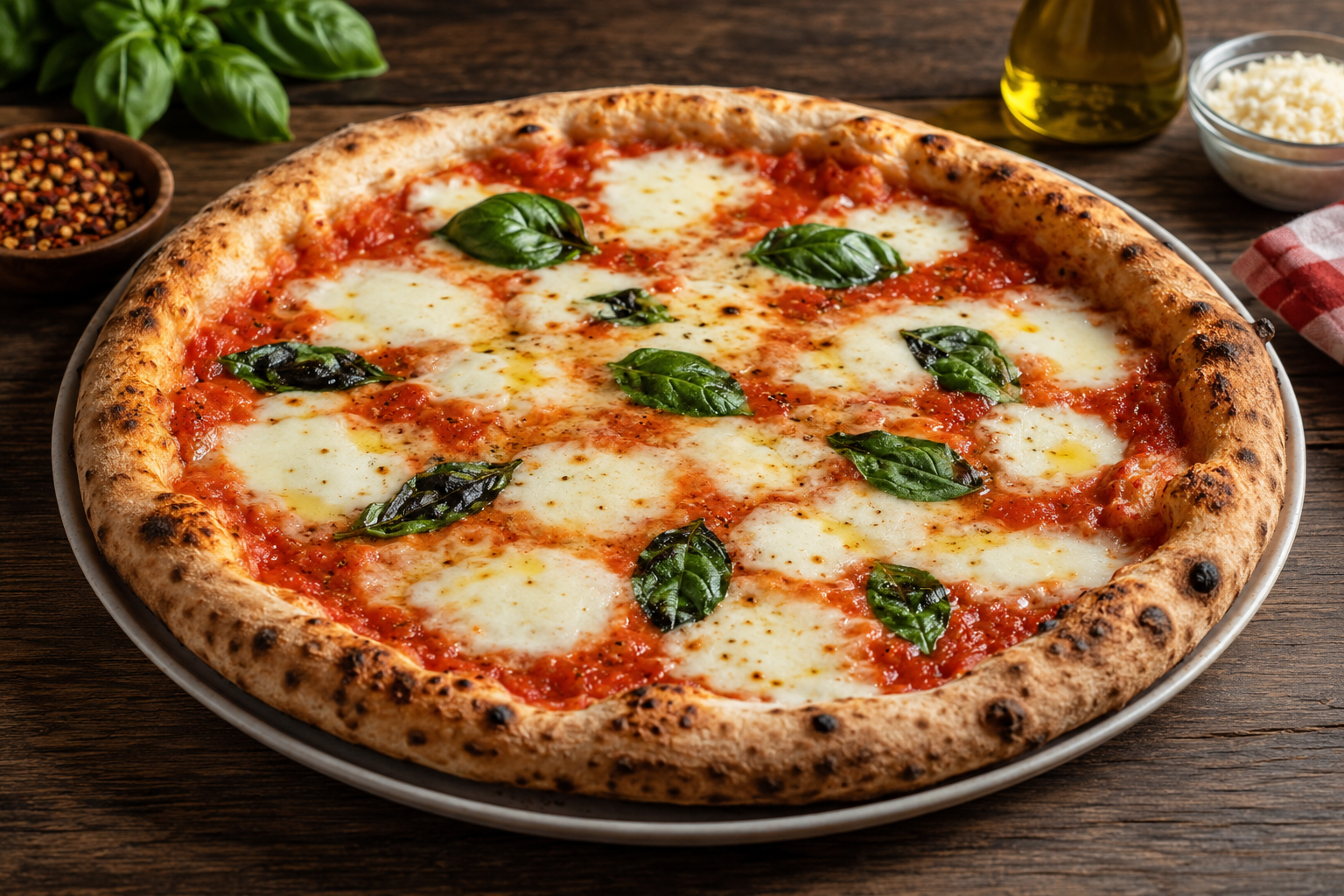 Margherita pizza