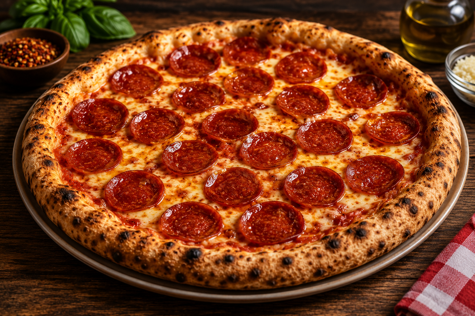 Pepperoni pizza