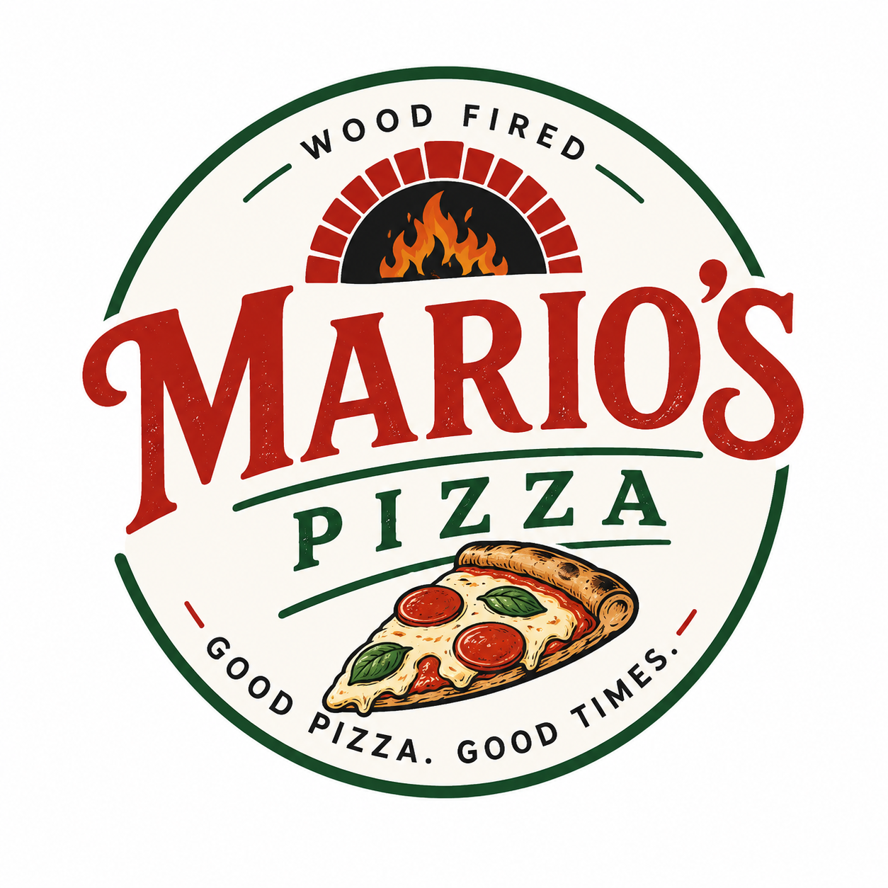 Mario's Pizza logo